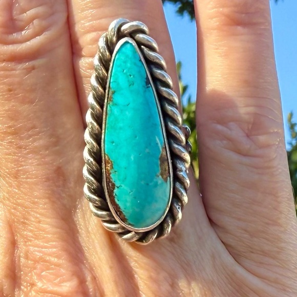 Jewelry - Sir 6.25 Candelaria Turquoise Sterling Silver Ring.